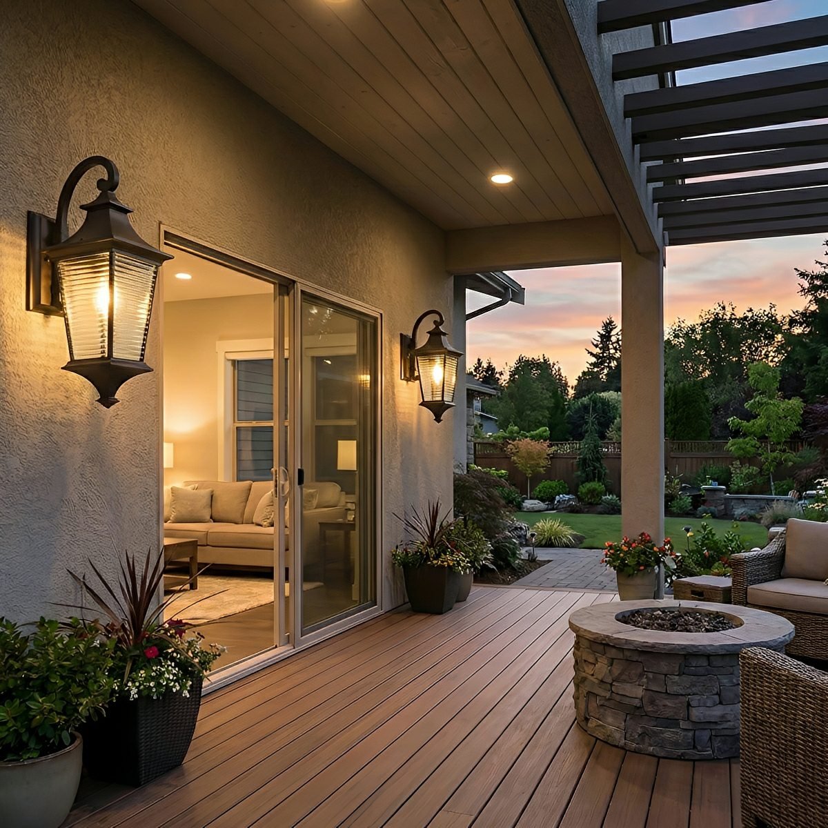 8 outdoor lighting ideas that transform large terraces into inviting night spaces - Flyachilles