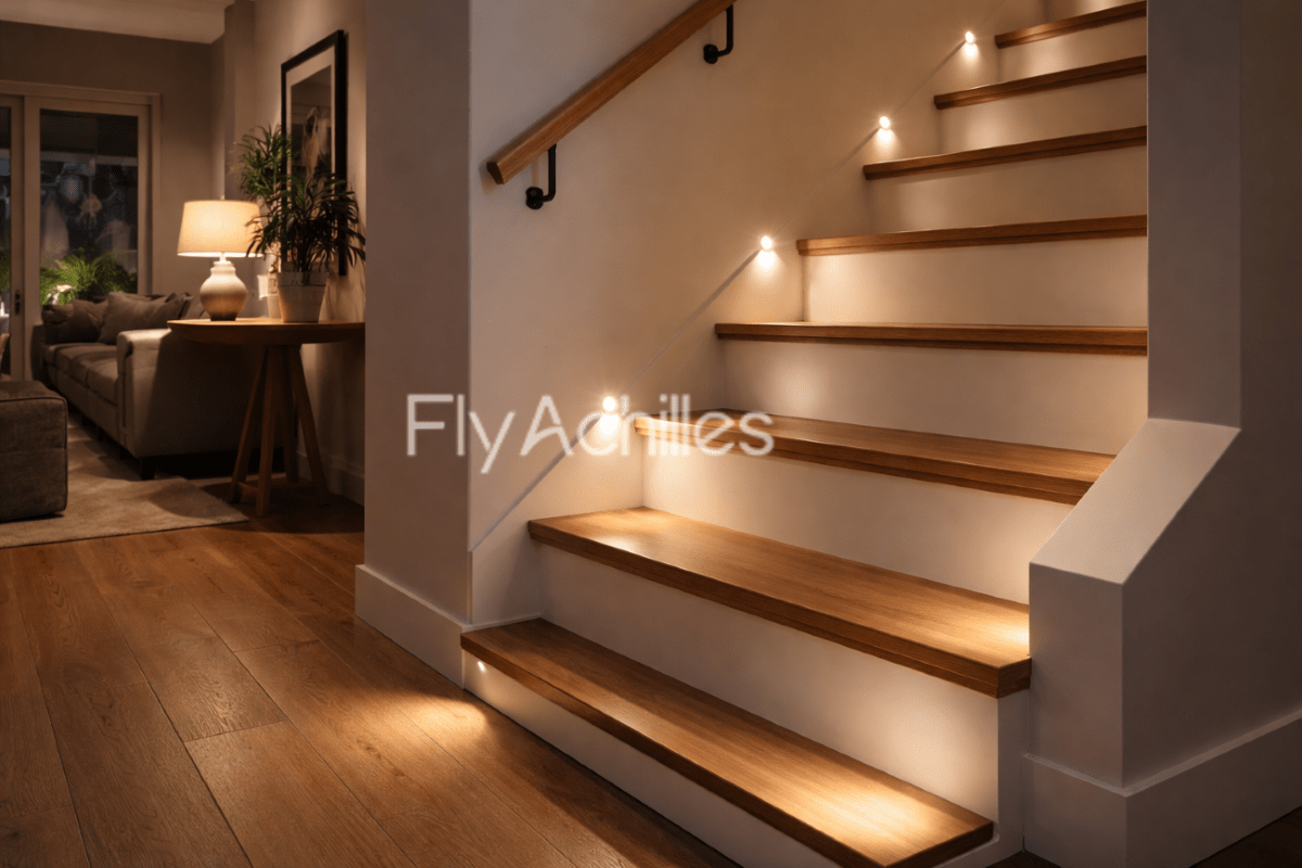 How Many Stair Lights Do You Need? A Simple Formula for Safe, Even Lighting - Flyachilles