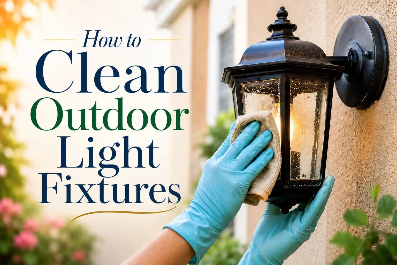 How to Clean Outdoor Light Fixtures? - Flyachilles