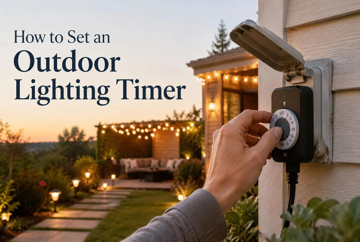 Outside Light Timer For Inflatables How to Set Outdoor Lights on a Timer | Guide