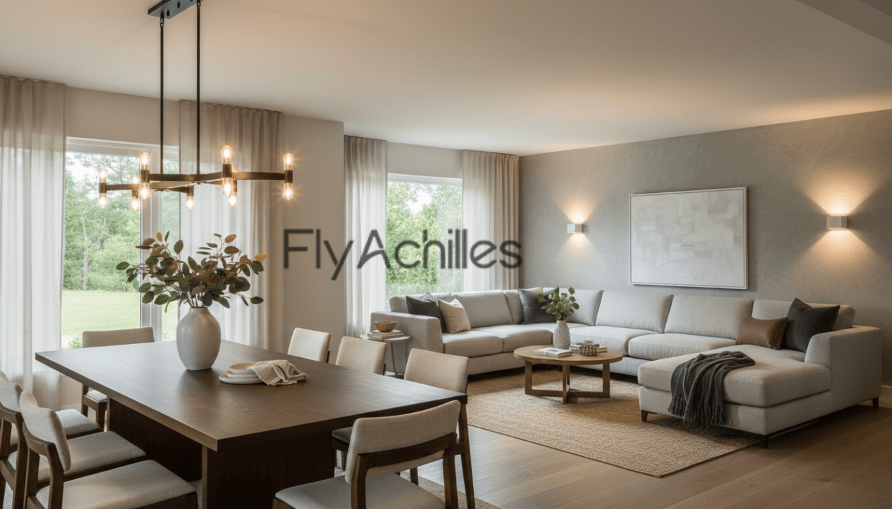 The Open Concept Dilemma: How to Define Your Dining and Living Areas with Light - Flyachilles
