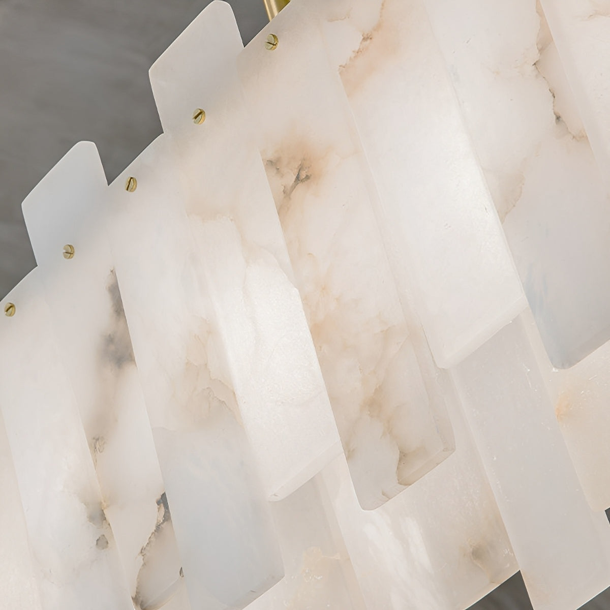 Modern Luxury Alabaster LED Linear Chandelier