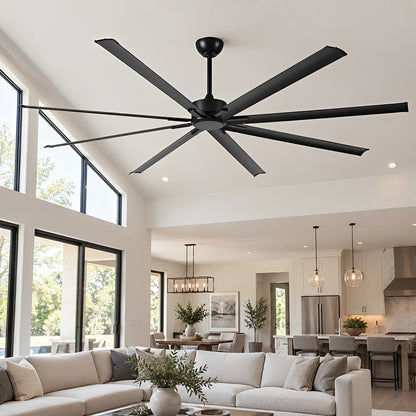 Large Modern Industrial DC Motor Oversized Commercial Ceiling Fan
