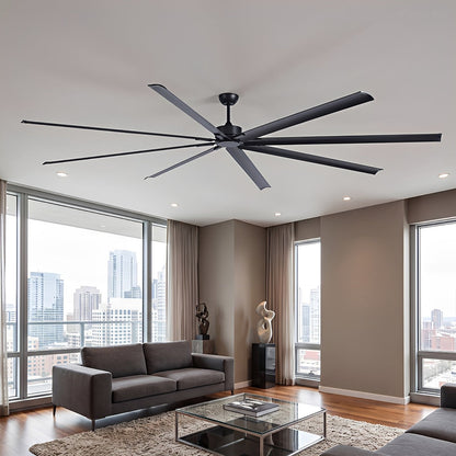 Large Modern Industrial DC Motor Oversized Commercial Ceiling Fan