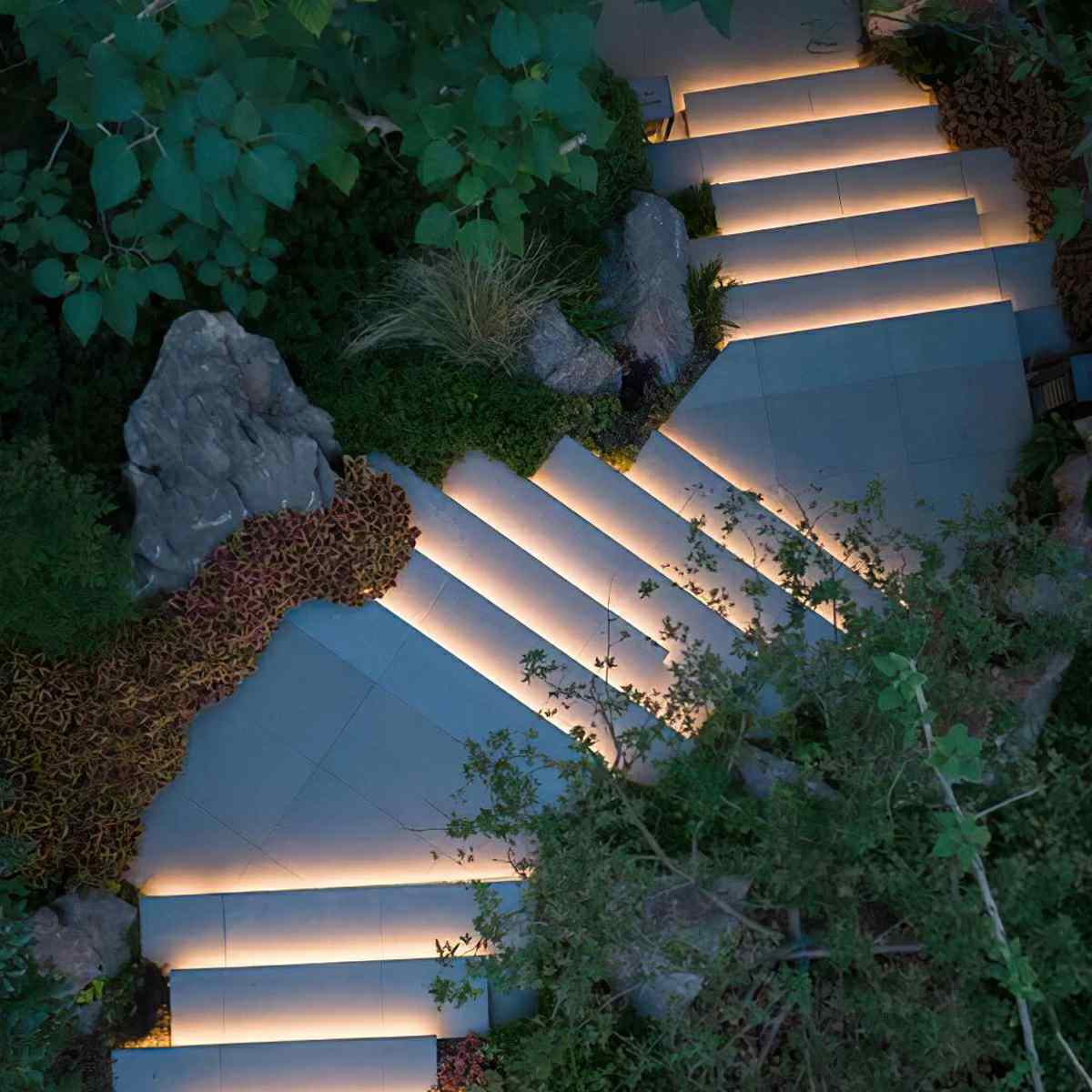 Rececessed Outdoor Modern Flexible Waterproof Linear White Light Low Vintage