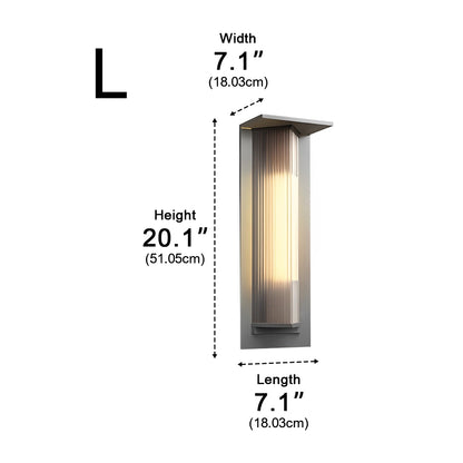 Waterproof LED Solar Vintage Outdoor Wall Light Fixture Wall Sconce Latern Lamp