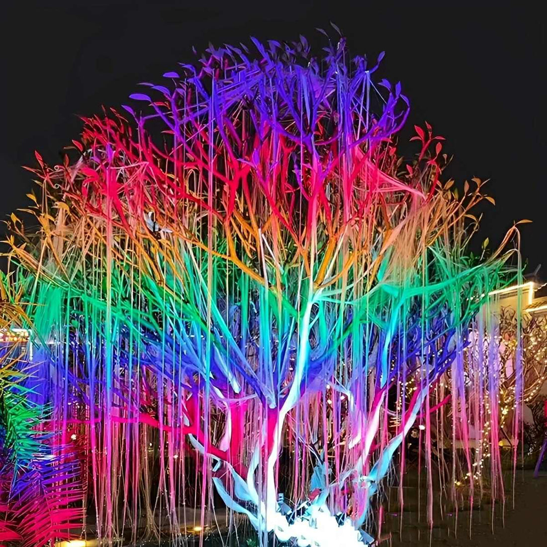Tunable Outdoor Waterproof RGB LED Spot Light Landscape Tree Lighting With Remote Control