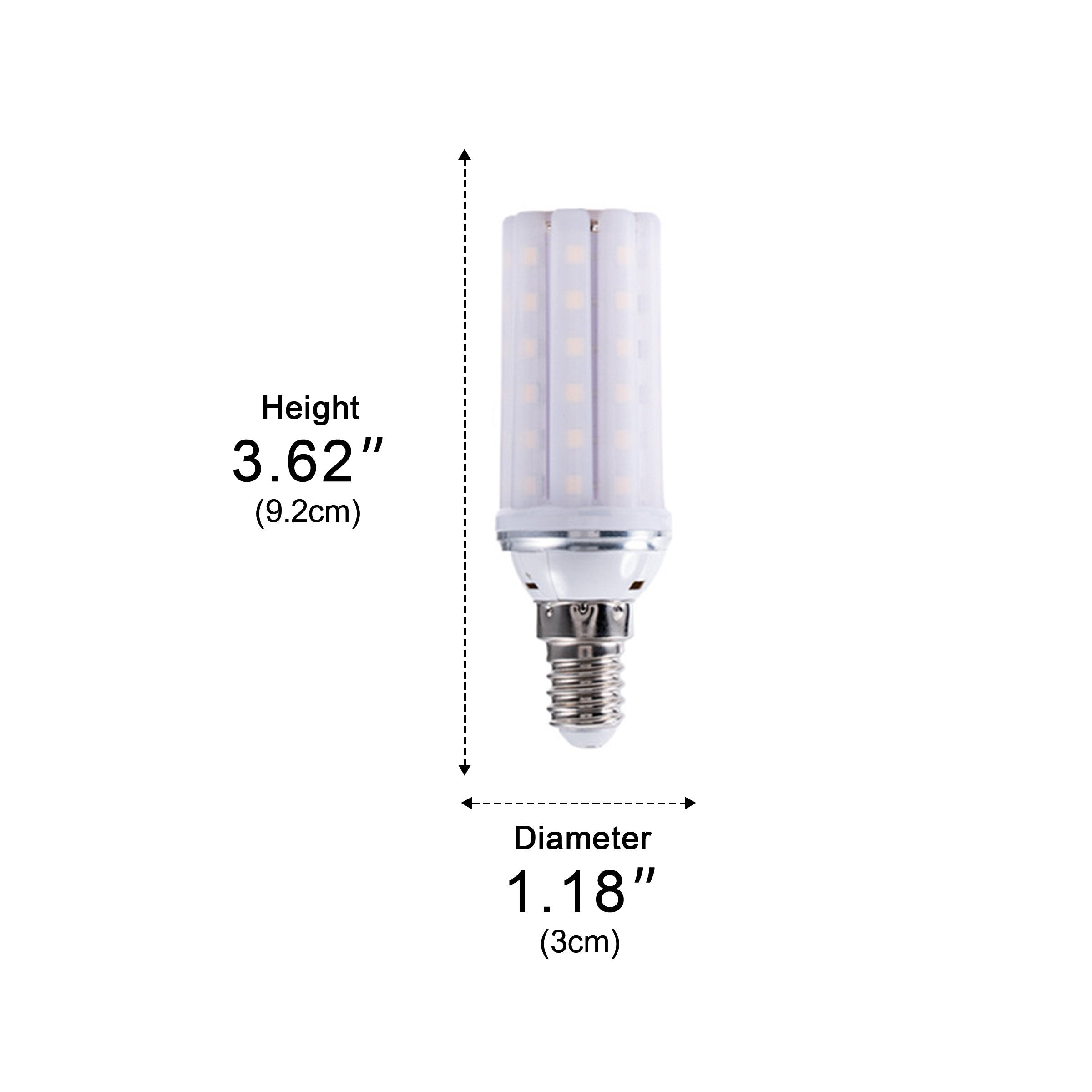 2 pcs E26 E12 3 Step Dimming LED Light Bulbs - Flyachilles