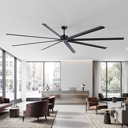 Large Modern Industrial DC Motor Oversized Commercial Ceiling Fan