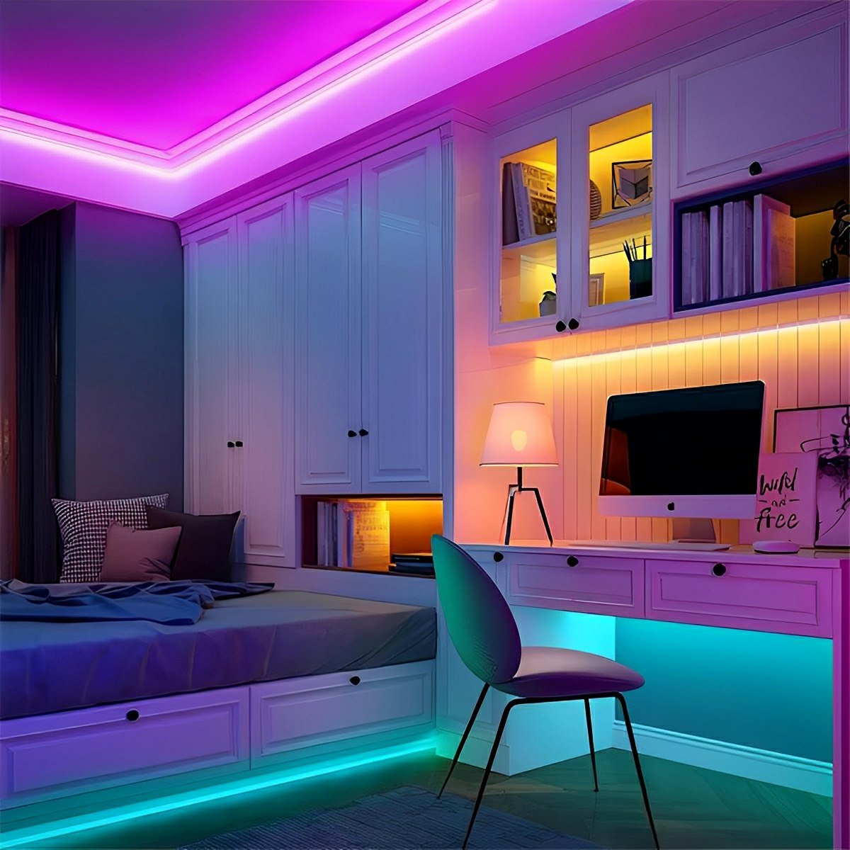 24V Waterproof RGB Outdoor Recessed Flexible LED Linear Lights 39.37 &
