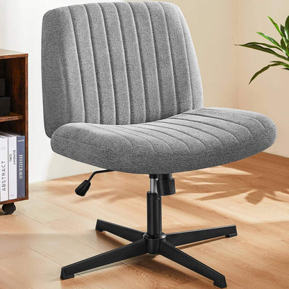 26 inches 360 Swivel Ergonomic Cross - Legged Chair, Home Office Chair - Flyachilles