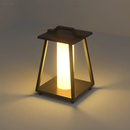 Waterproof Modern Minimalist Geometric LED Outdoor Floor Lamp