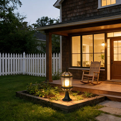 Nordic Vintage Waterproof LED Outdoor Post Lights