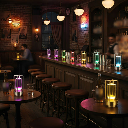 Portable RGB Table Lamp Touch Dimming Night Lights