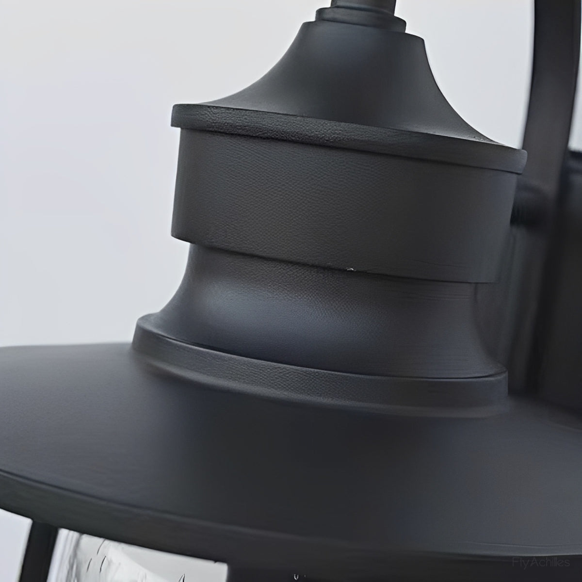 Retro Black Waterproof Lantern Outdoor Wall Sconces