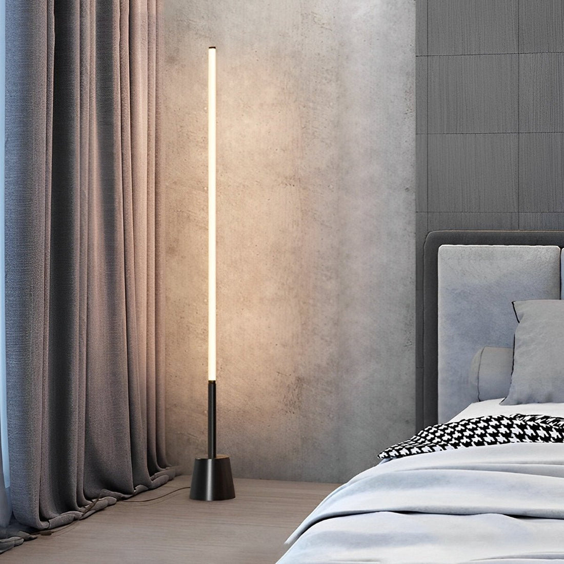360 ° Modern Minimalist Long Strip LED Floor Lamp - Flyachilles