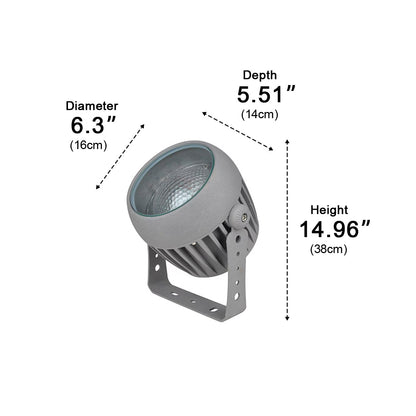 Waterproof 3D Dynamic Ocean Water Ripple LED Spotlight Ambient Lighting