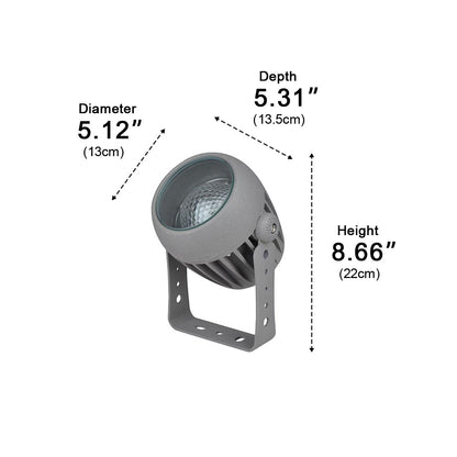 Waterproof 3D Dynamic Ocean Water Ripple LED Spotlight Ambient Lighting