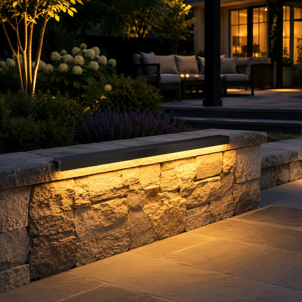 Modern Waterproof Solar Outdoor Wall Washer Light