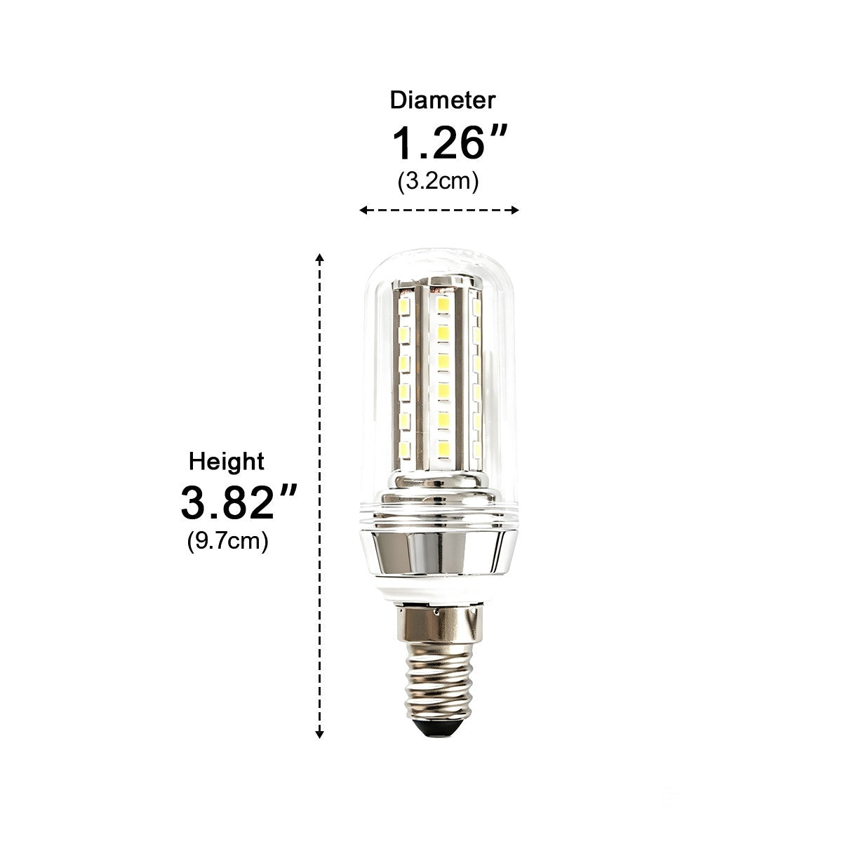 Clear Full Spectrum LED Light Bulb CRI 98