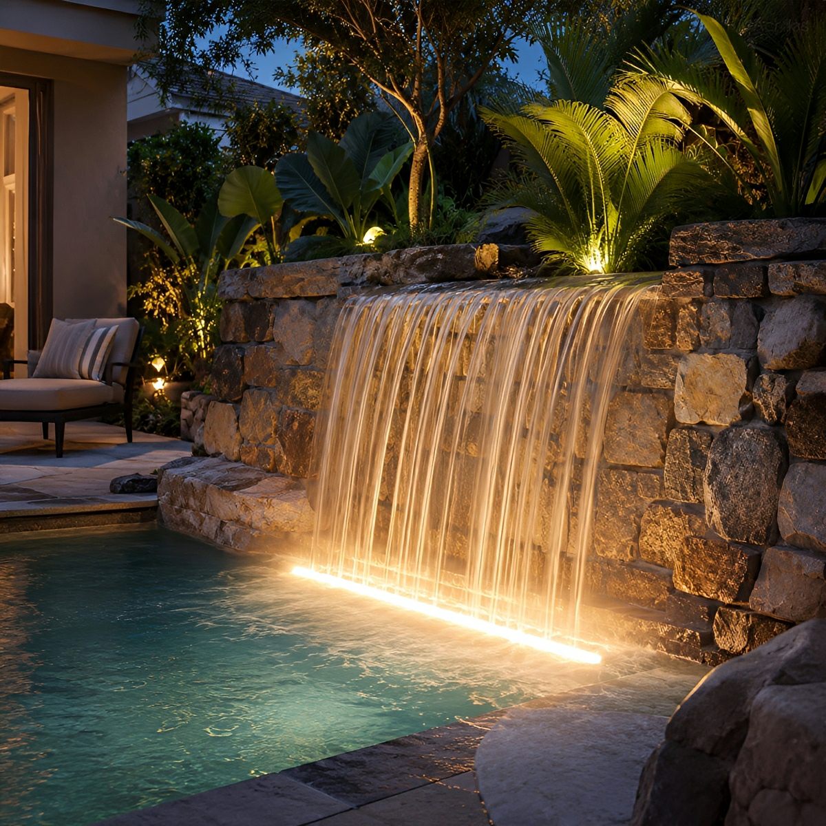 Waterproof Modern LED Outdoor Wall Washer Light IP68 Landscape Lighting