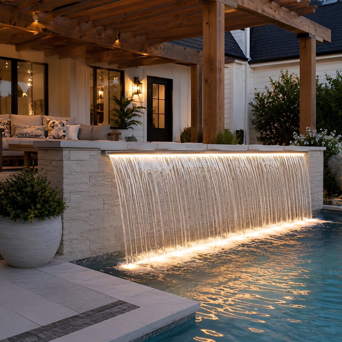 Waterproof Modern LED Outdoor Wall Washer Light IP68 Landscape Lighting