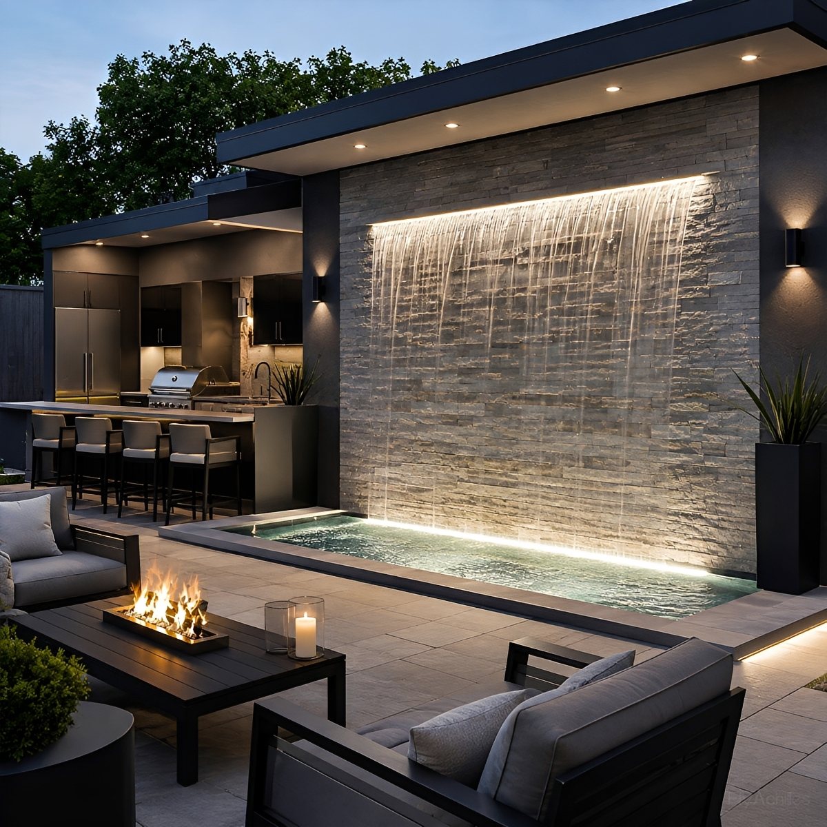 Waterproof Modern LED Outdoor Wall Washer Light IP68 Landscape Lighting