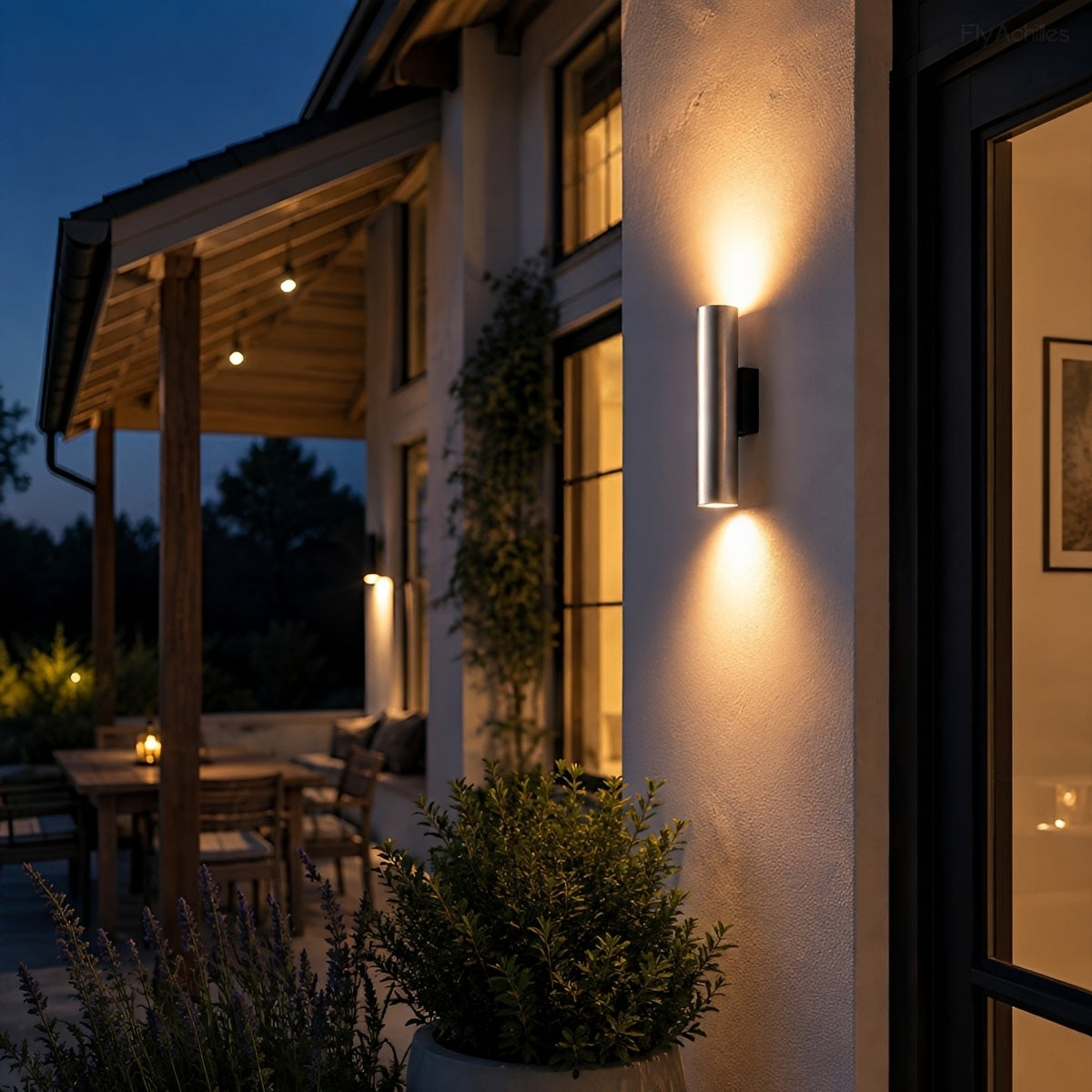 Waterproof Cylinder Up and Down Outdoor Wall Light