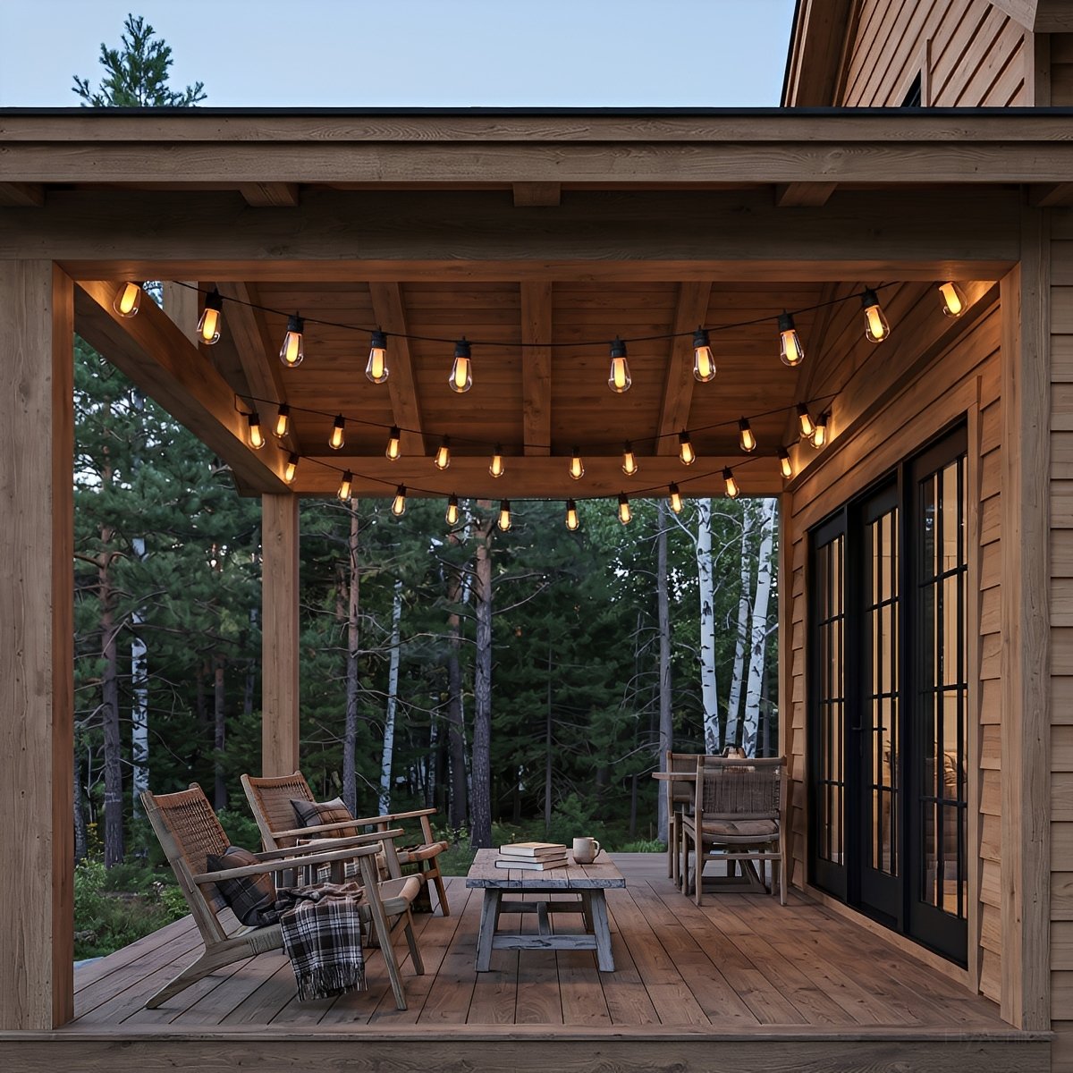 Waterproof 10 LED Outdoor String Lights 16.85ft