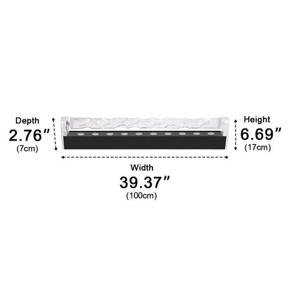 3D Dynamic LED Water Waves Wall Washer Light Ambient Lighting - Flyachilles