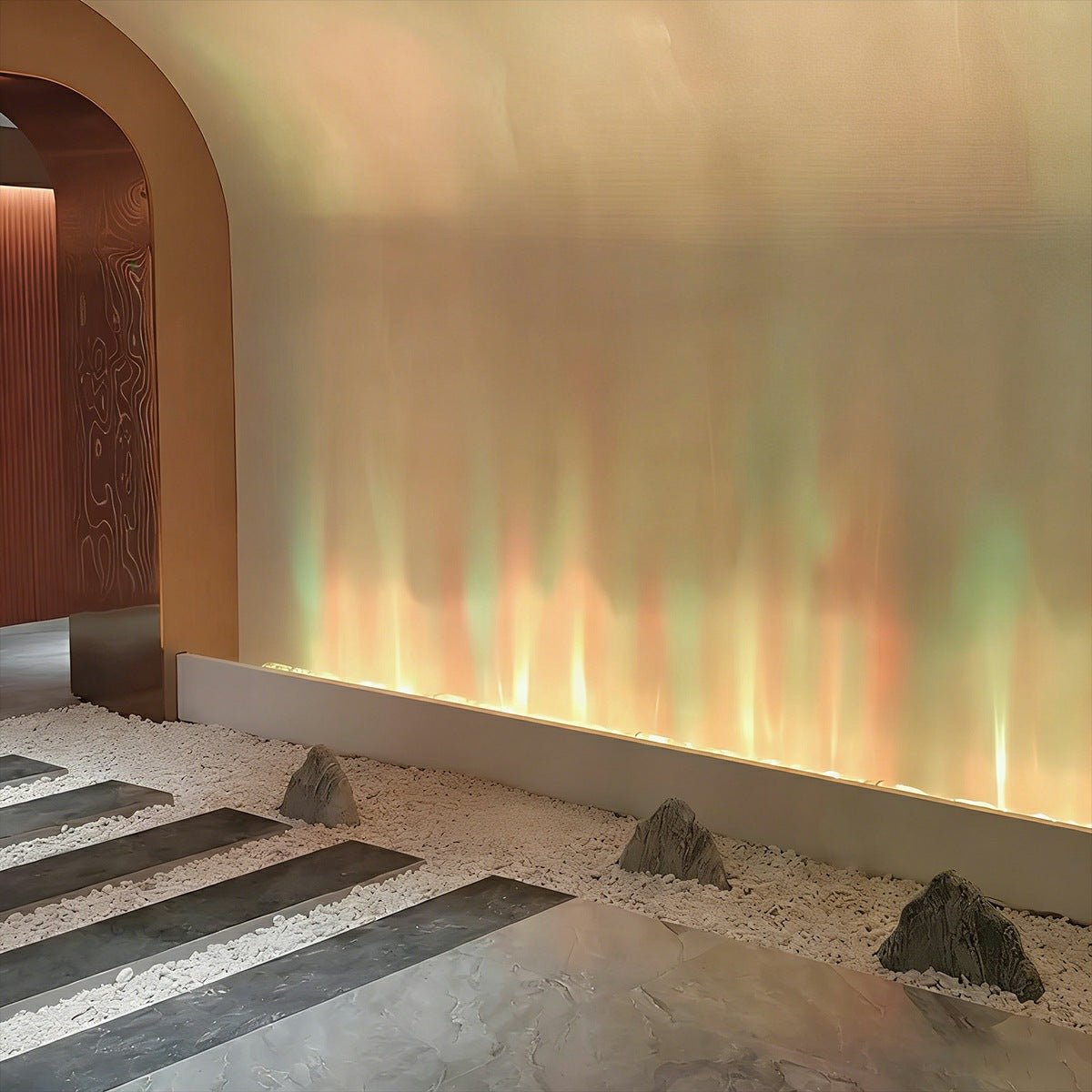 3D Dynamic LED Water Waves Wall Washer Light Ambient Lighting - Flyachilles