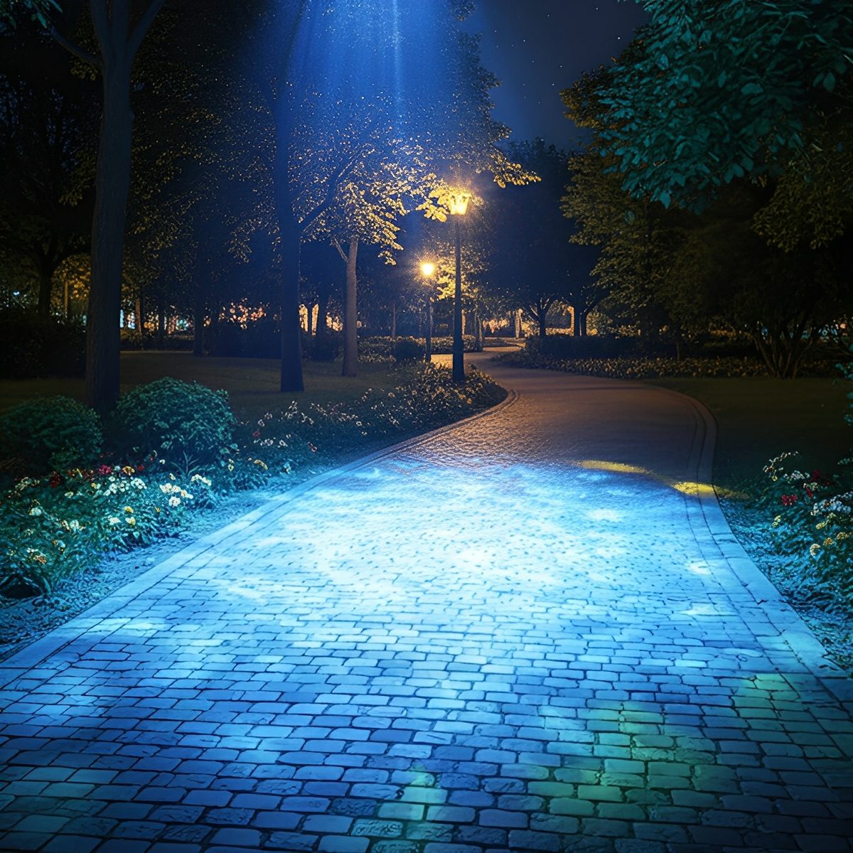 3D Dynamic Ocean Water Waves LED Spot Light Ambient Lighting - Flyachilles