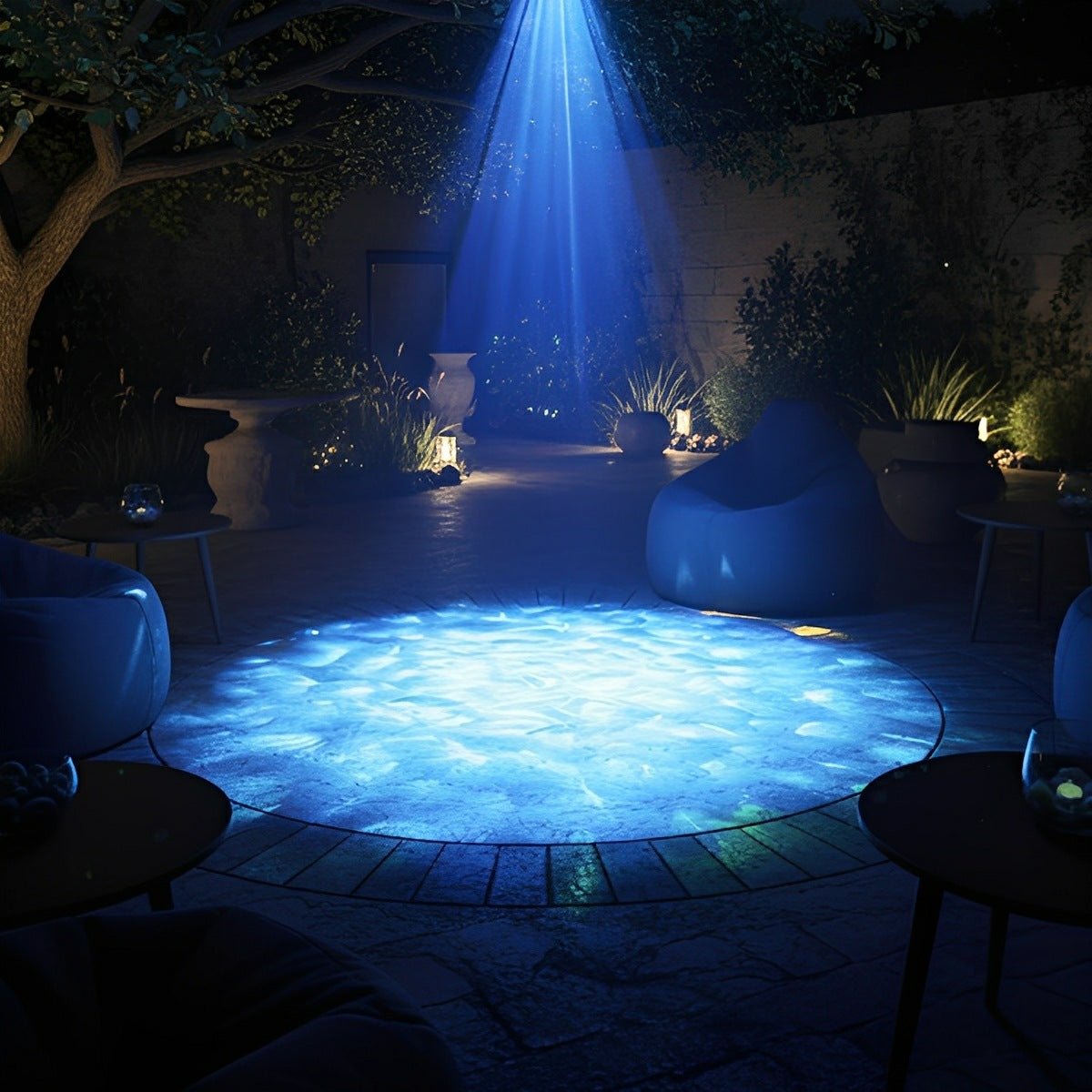 3D Dynamic Ocean Water Waves LED Spot Light Ambient Lighting - Flyachilles