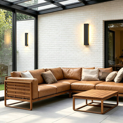 Modern Minimalist Waterproof Long Strip LED Outdoor Wall Light