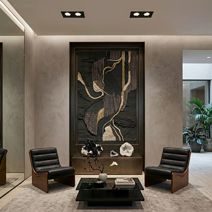 Modern Minimalist Ceiling Downlight 2-Lights Recessed LED Spotlight