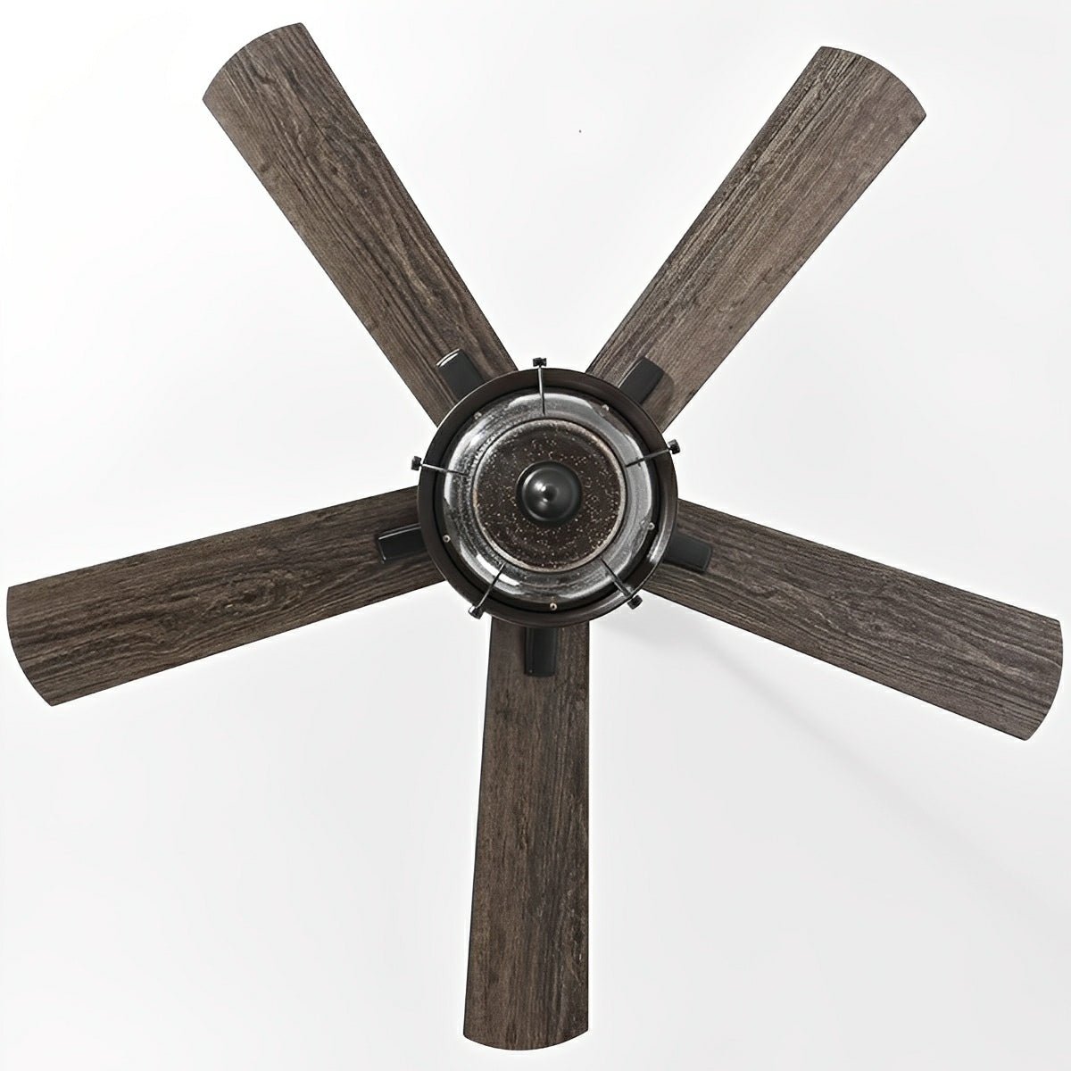 52" Black Classic Globe Lamp Outdoor DC Motor Reverse Ceiling Fan Light - Flyachilles