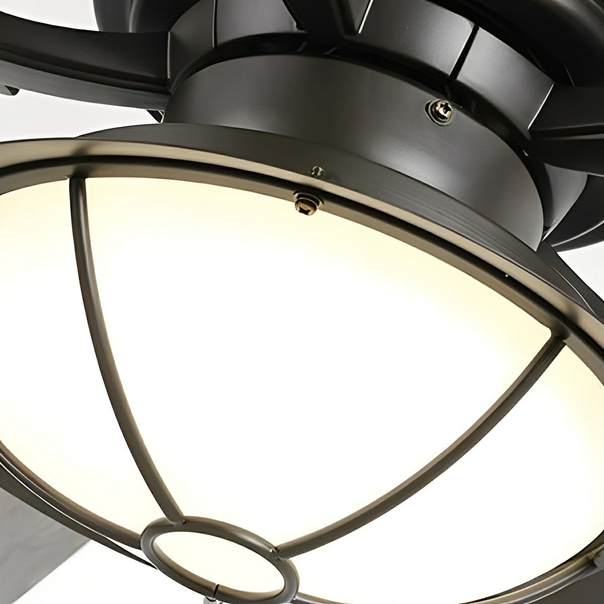 52" Classic Outdoor DC Motor Reverse Ceiling Fan Light - Flyachilles