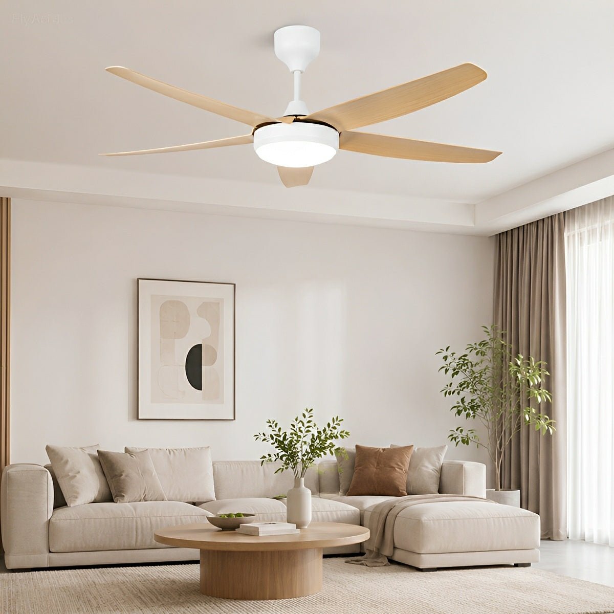 52″ Modern Minimalist Ceiling Fan - Flyachilles