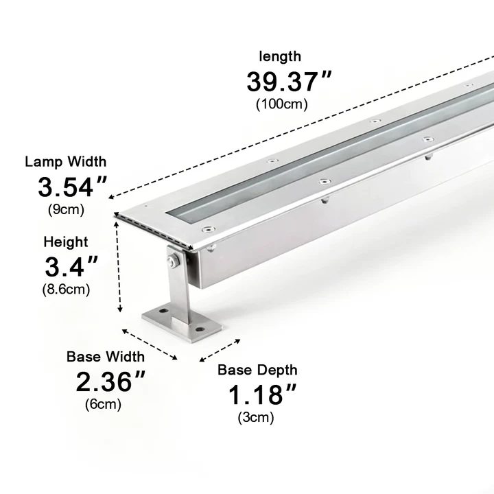 Waterproof Modern LED Outdoor Wall Washer Light IP68 Landscape Lighting