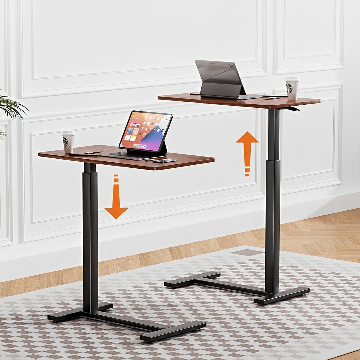 Adjustable Mobile Bed Table – Standing &amp; Laptop - Flyachilles