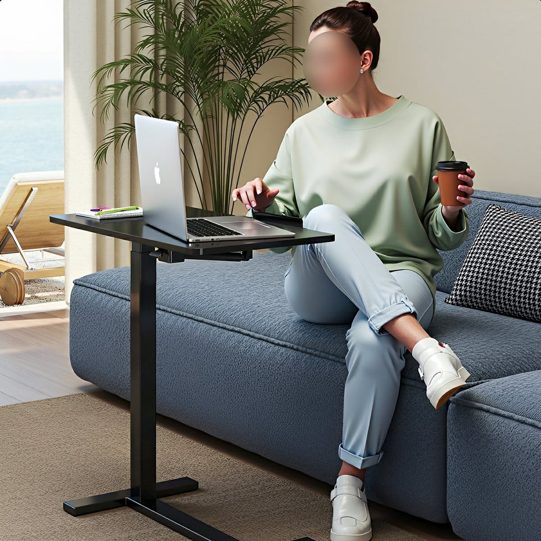 Adjustable Overbed Table on Wheels – Tilting - Flyachilles