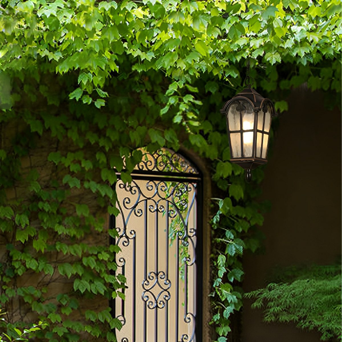 Ancient Rome Rustic Cross Waterproof Outdoor LED Lantern Pendant Lights - Flyachilles