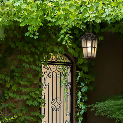 Ancient Rome Rustic Cross Waterproof Outdoor LED Lantern Pendant Lights - Flyachilles
