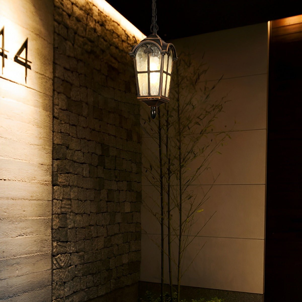 Ancient Rome Rustic Cross Waterproof Outdoor LED Lantern Pendant Lights - Flyachilles