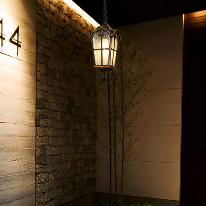 Ancient Rome Rustic Cross Waterproof Outdoor LED Lantern Pendant Lights - Flyachilles