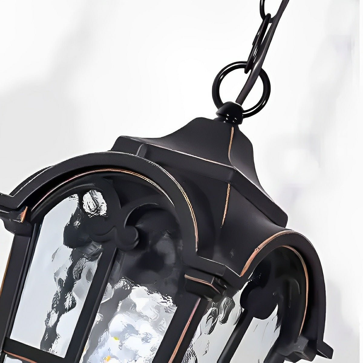 Ancient Rome Rustic Cross Waterproof Outdoor LED Lantern Pendant Lights - Flyachilles