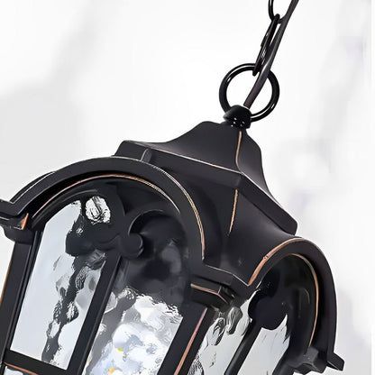 Ancient Rome Rustic Cross Waterproof Outdoor LED Lantern Pendant Lights - Flyachilles