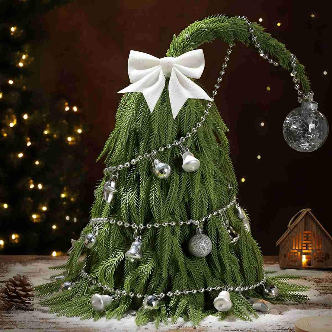 Artificial Small Christmas Tree Table Tree Xmas Decorations Gift - Flyachilles