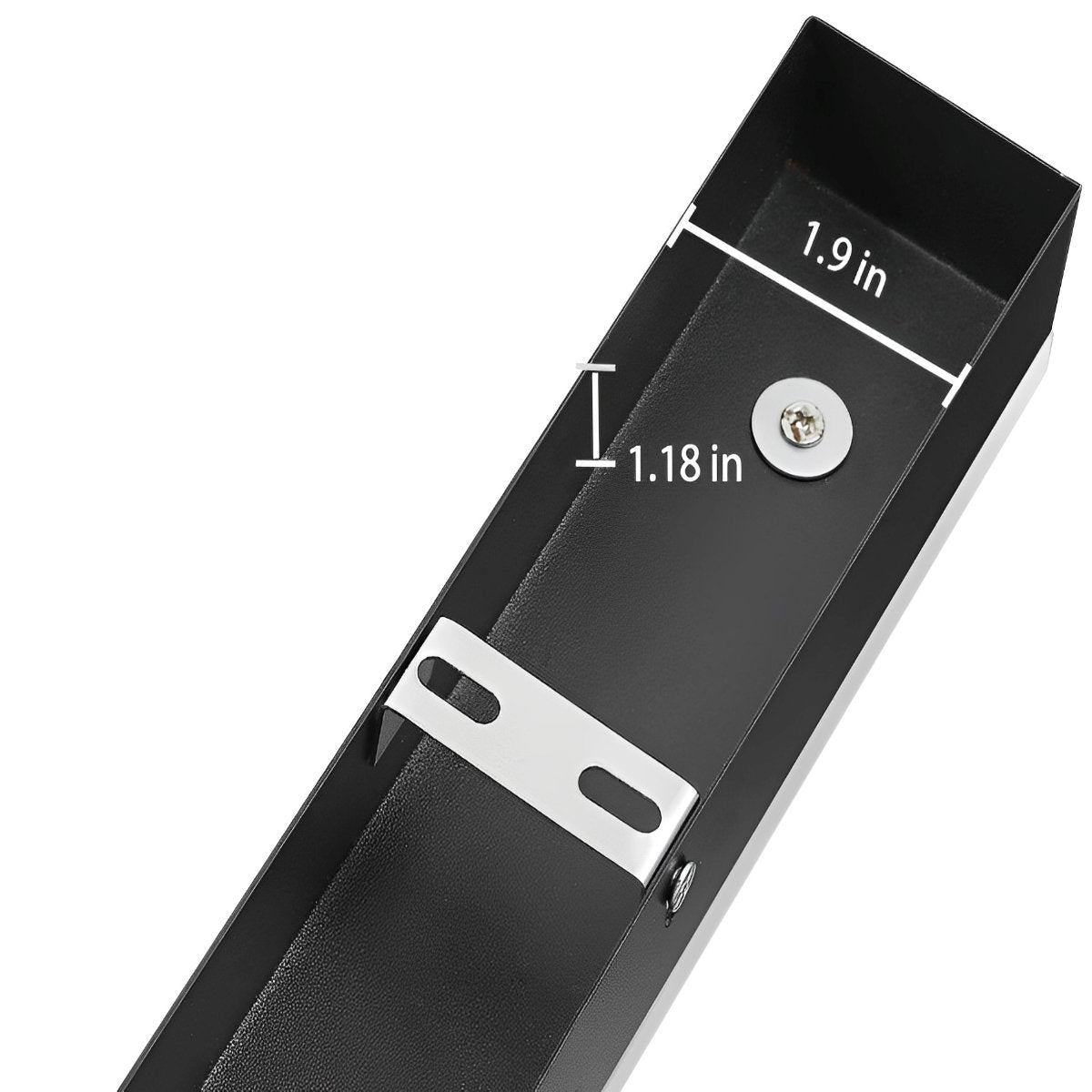 Black Long Strip LED RGB IP65 Waterproof Outdoor Wall Mount Lighting - Flyachilles