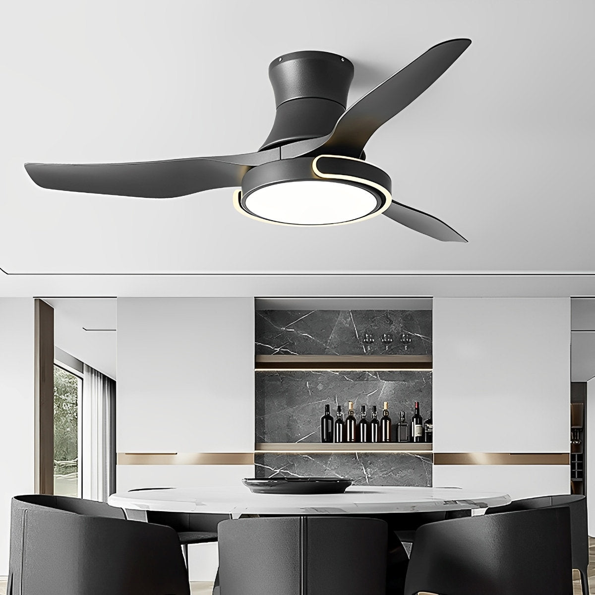 Ceiling Fan with Lights Remote Control Reversible - Flyachilles